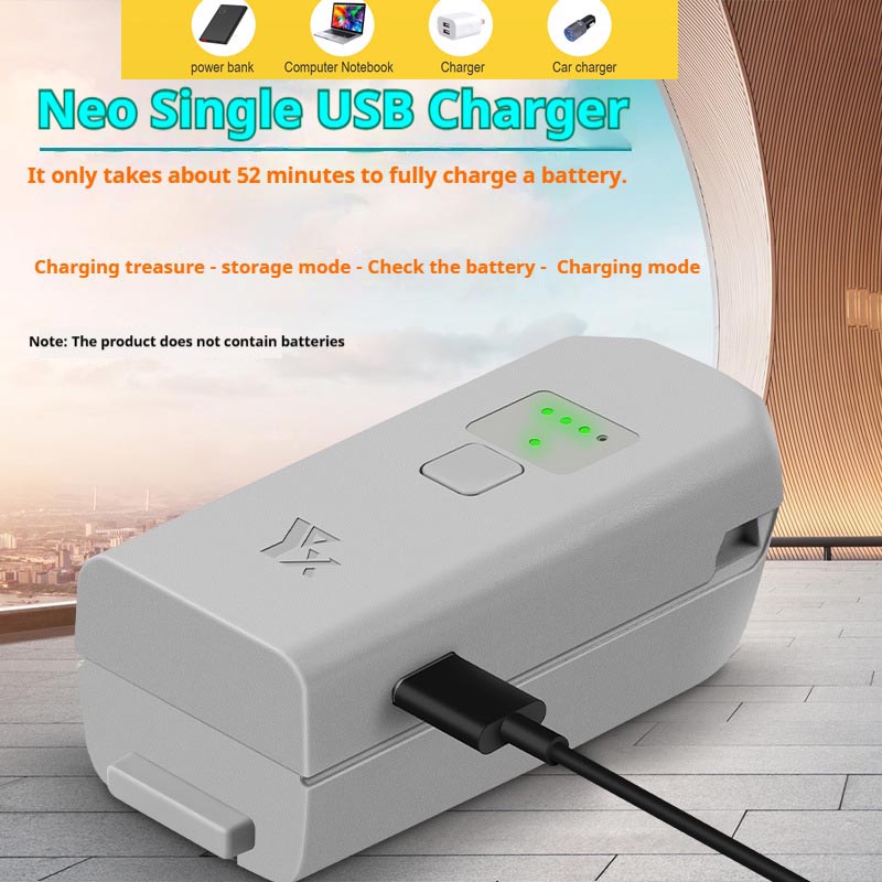 Drone Battery Bag - Çift Yönlü USB Pil Şarj Cihazı