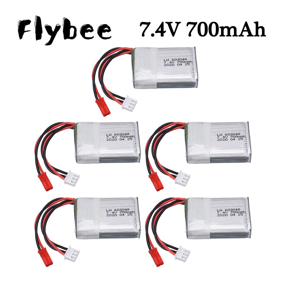 Drone Battery Connector - 7.4V 700mAh 25c Lipo Pil MJXRC
